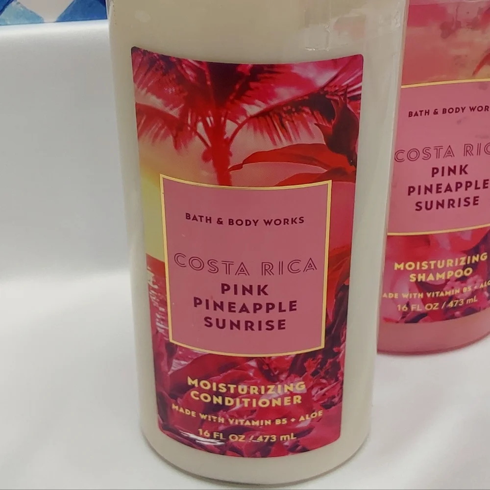 Bath & Body Works Pink Pineapple Sunrise Shampoo and Conditioner Set - Picture 10 of 16
